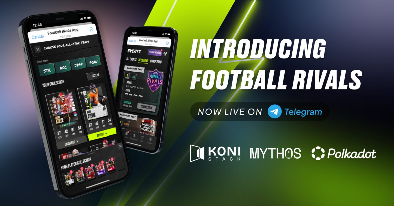 Koni Stack Launches ‘Soccer Rivals’ On Telegram, Onboarding Hundreds of thousands Of Customers To Mythos & Polkadot