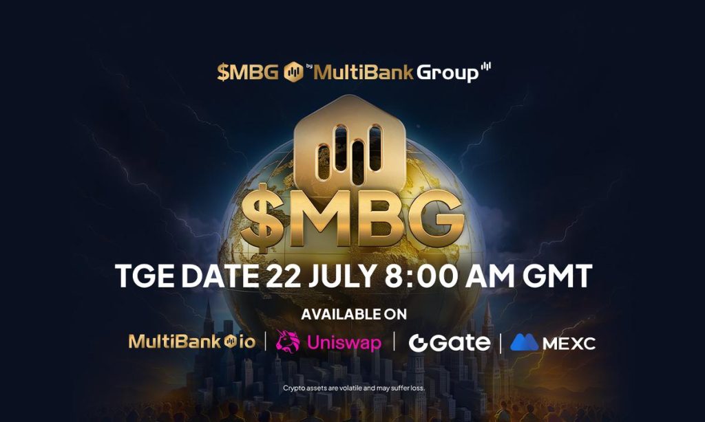 MultiBank Group’s $MBG Token TGE Is Reside On MexC, Gate.io, Uniswap And Multibank.io.