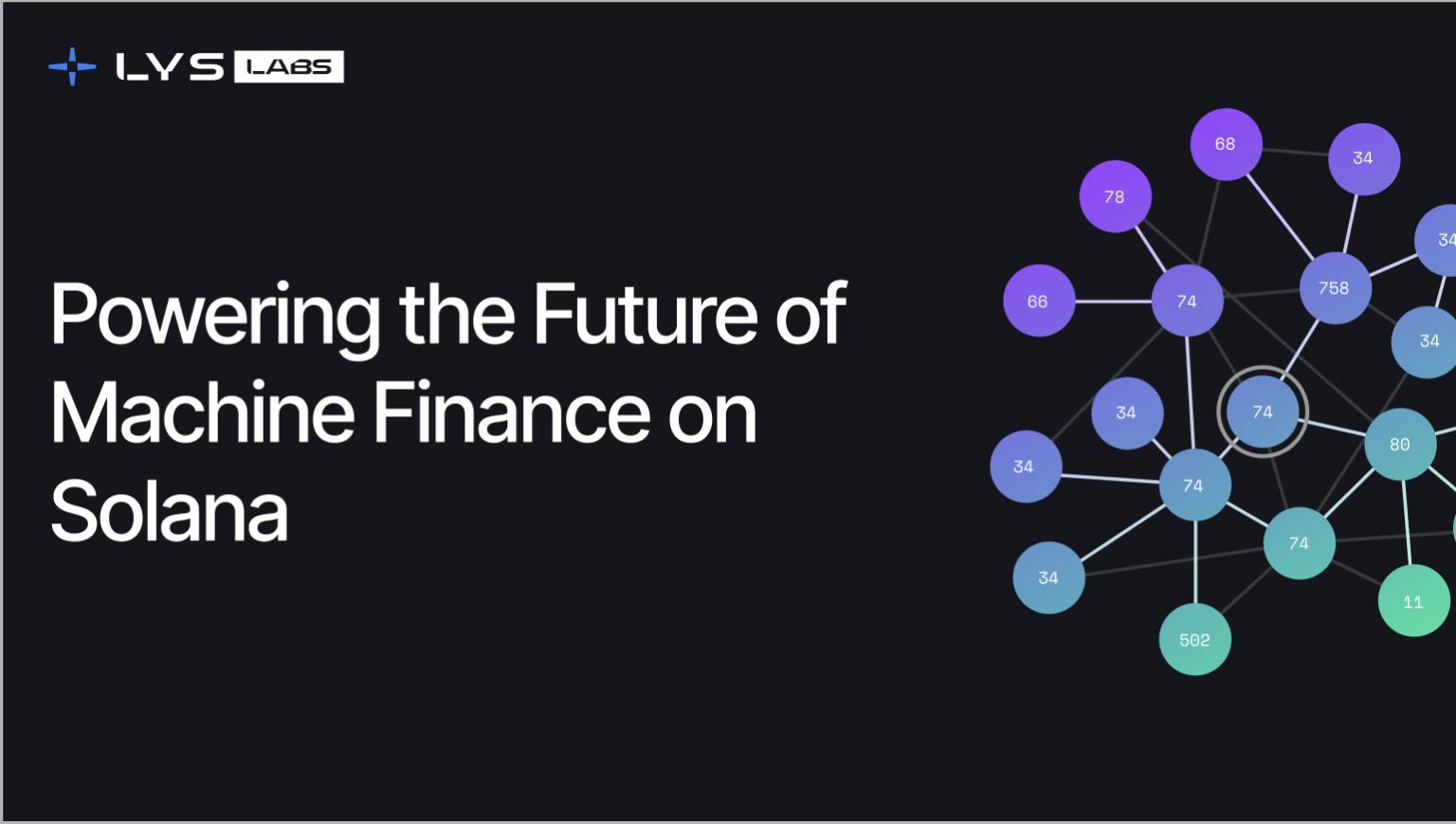 LYS Labs Moves Beyond Data And Aims To Become The Operating System For Automated Global Finance